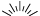 Light bulb radiating lines