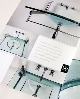 Graphic design portfolio sales brochure