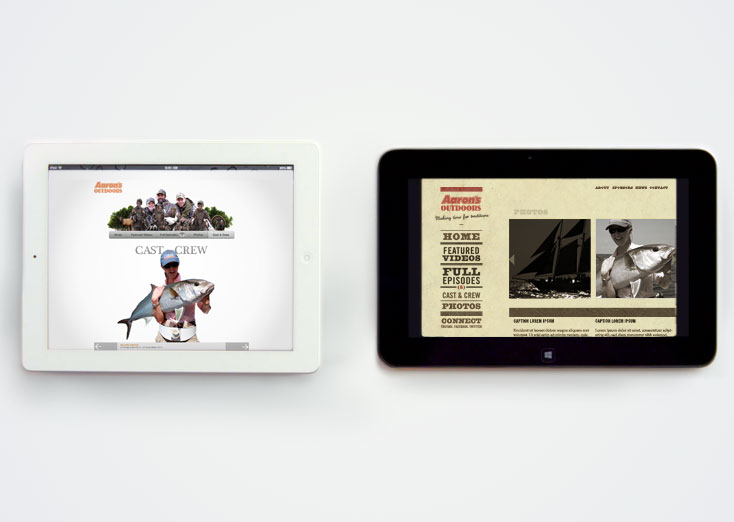Website UI/UX design sample