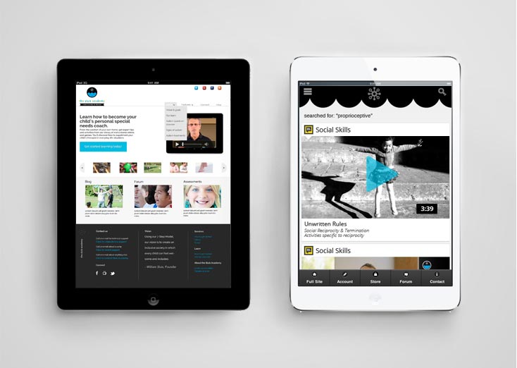Responsive web design portfolio sample